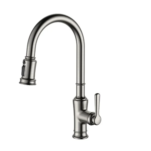 Mitigeur lavabo nickel brossé Motion Duo : l’élégance discrète au service du confort