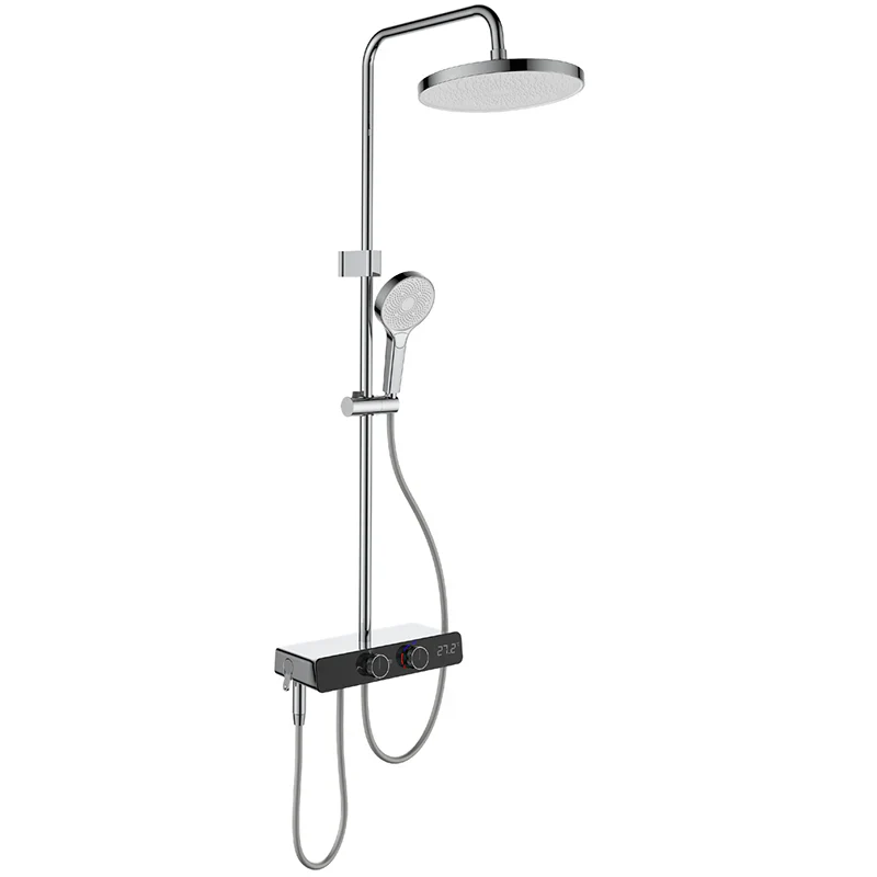 Étagère de salle de bains chromée : le détail qui transforme une douche moderne