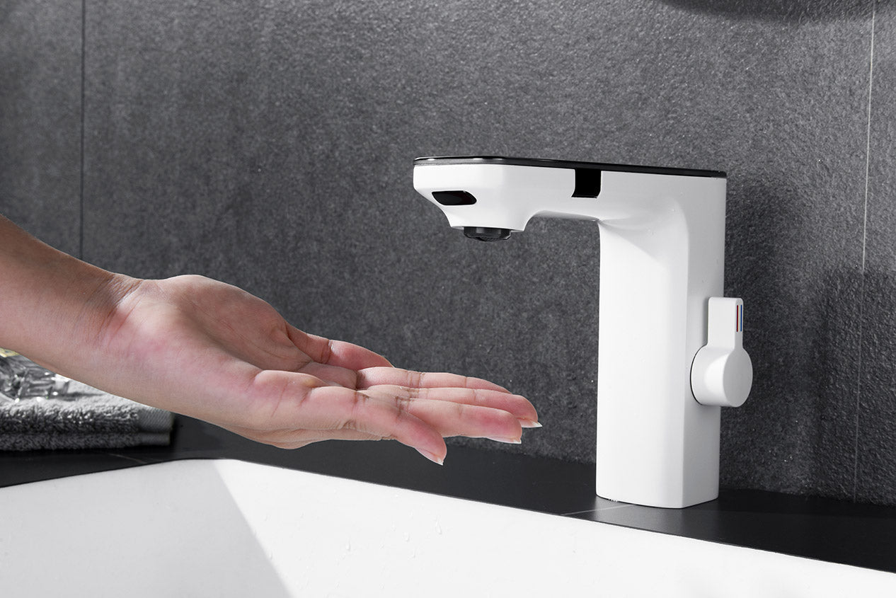 Mitigeur de lavabo Tactile - double infrarouge