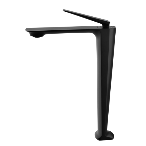 Tyrrhenia CrystalLine - Mitigeur lavabo haut noir