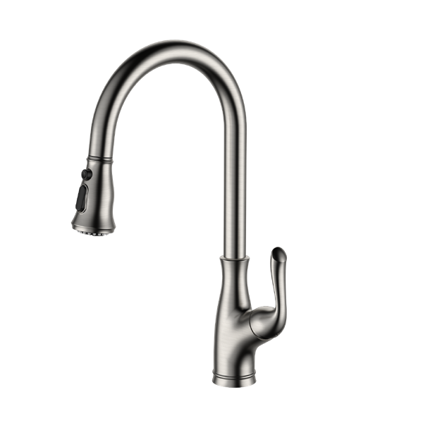 Amazone MasterFlow - Mitigeur cuisine extractible design alu brossé