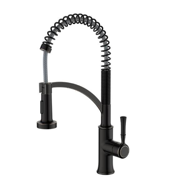 Thalassa ProSpray - Mitigeur cuisine design noir