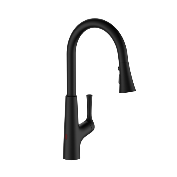 Nerina ProSpray - Mitigeur cuisine extractible tactile - noir