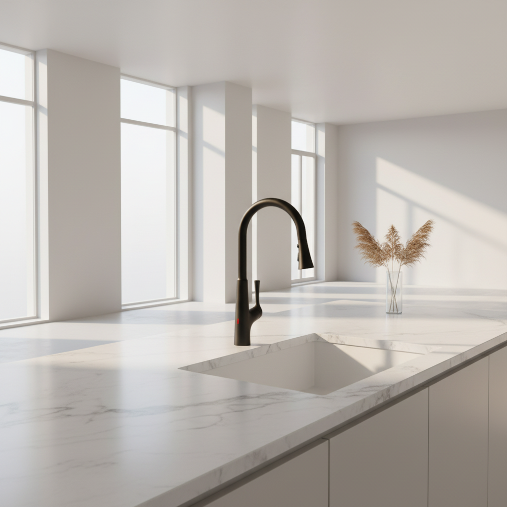 Nerina ProSpray - Mitigeur cuisine extractible tactile - noir