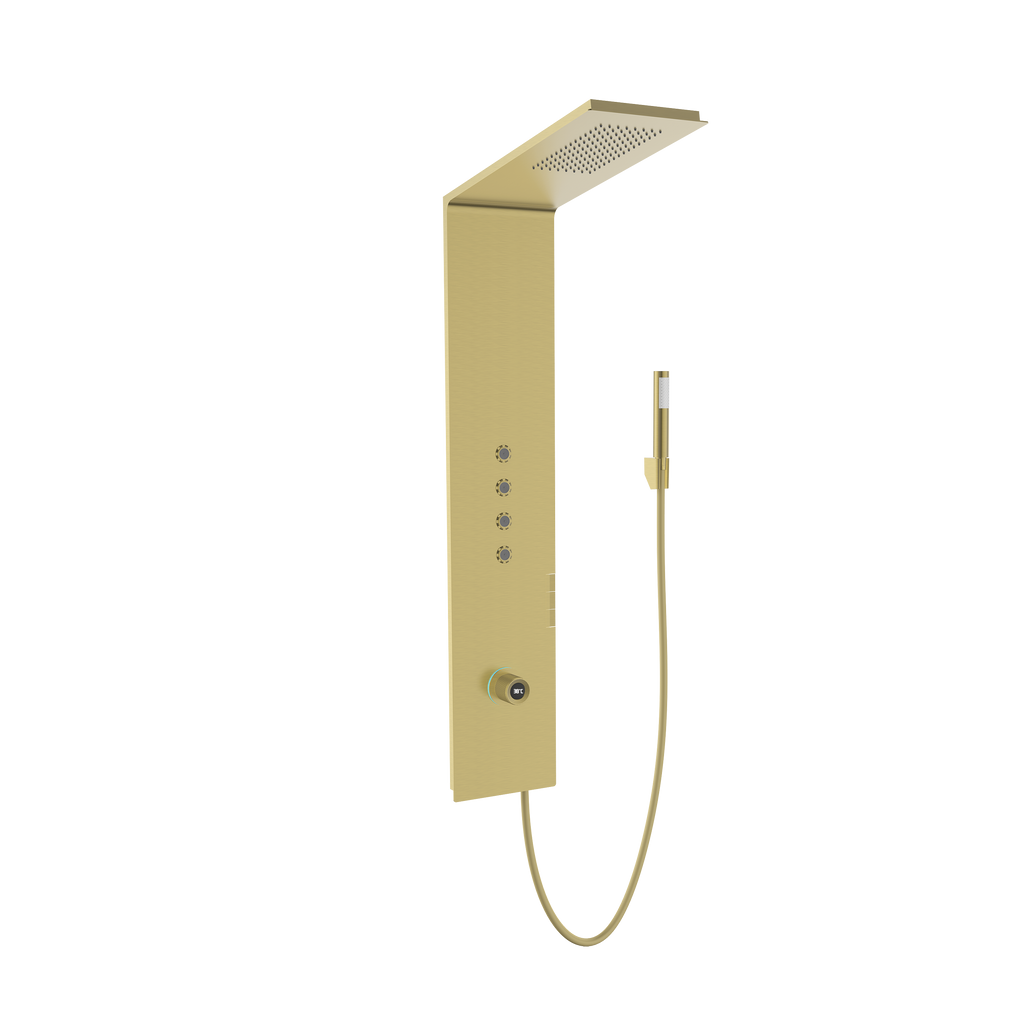 Thalassa RelaxWave - colonne de douche hydromassante - doré