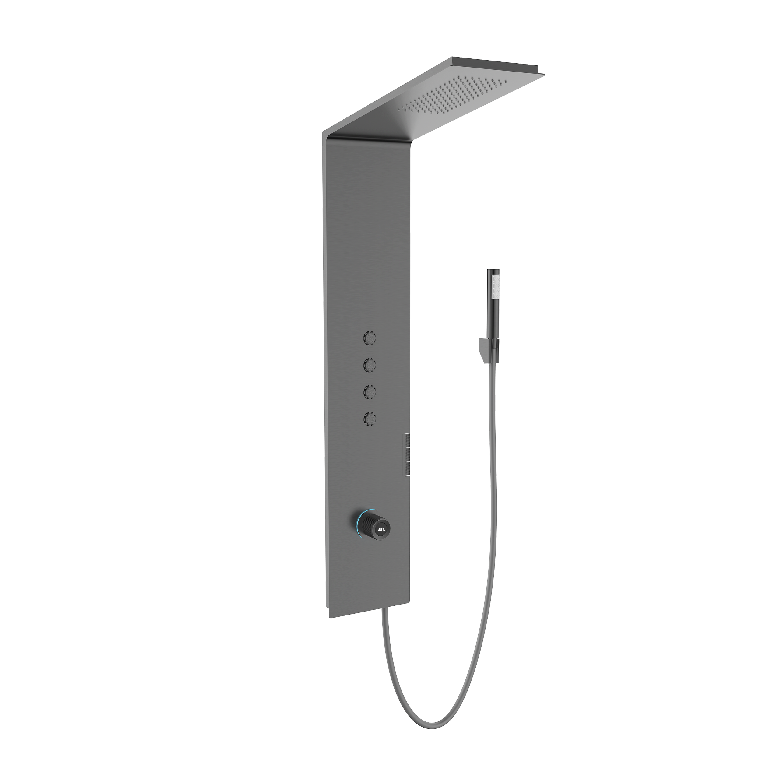 Atlantis WaterPulse - colonne de douche hydromassante - anthracite